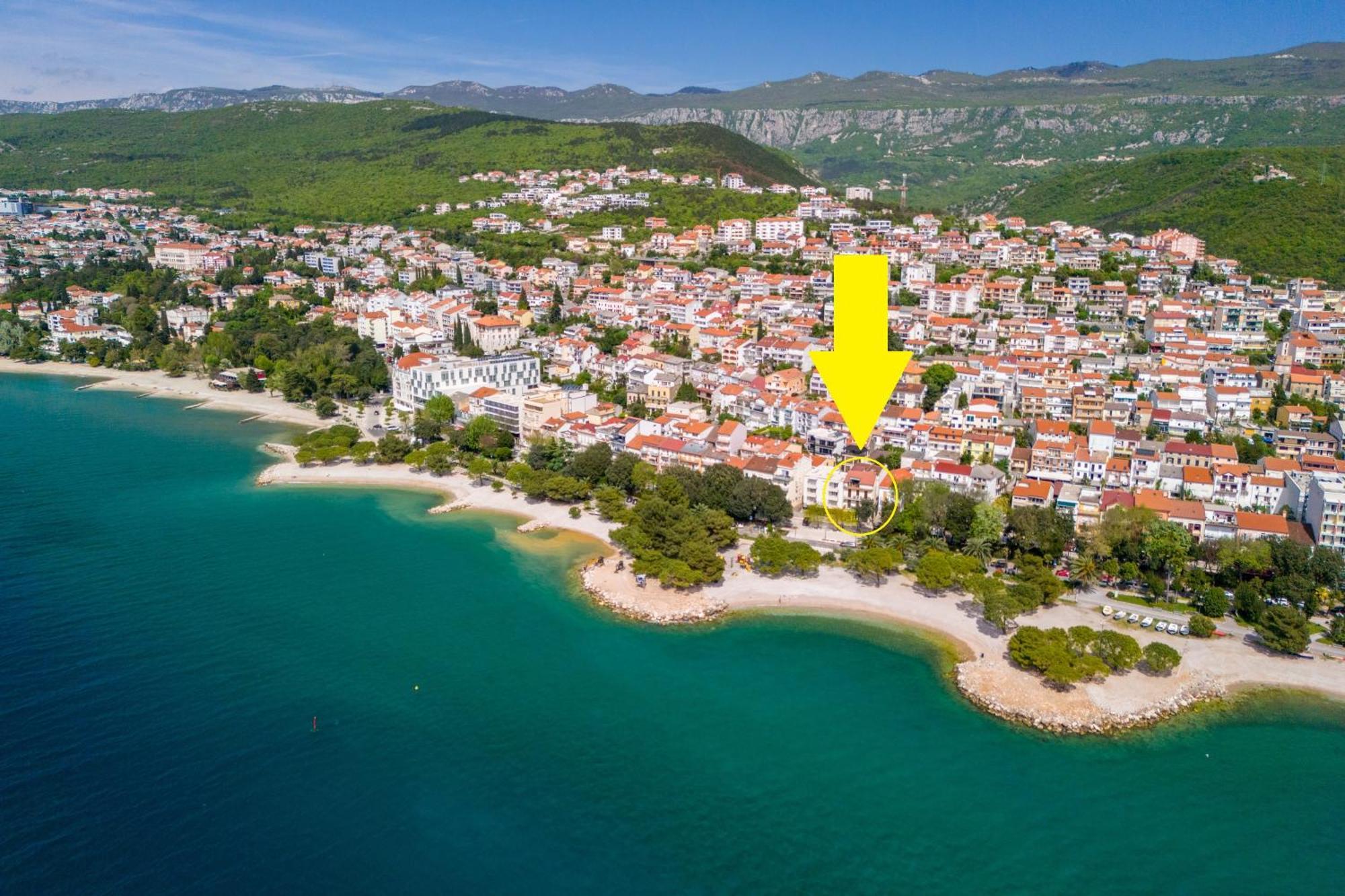 Beach Apartments Center Crikvenica Dış mekan fotoğraf